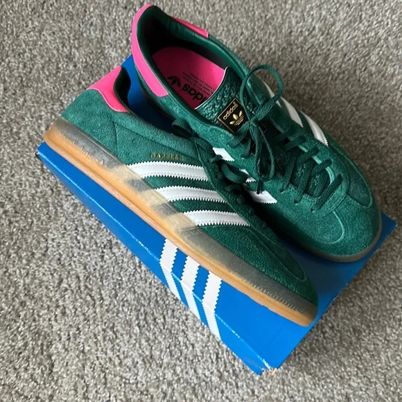 adidas gazelle silver green womens Adidas Skateboarding Gazelle ADV Light Pink/Core Black/Gum Shoes  Flavour  Skateshop